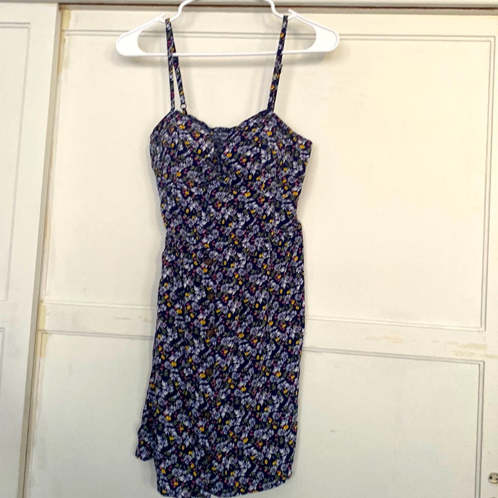 Flower Blue Dress